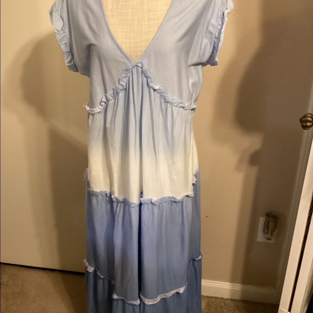 BNWT- Blue Ombré Dress